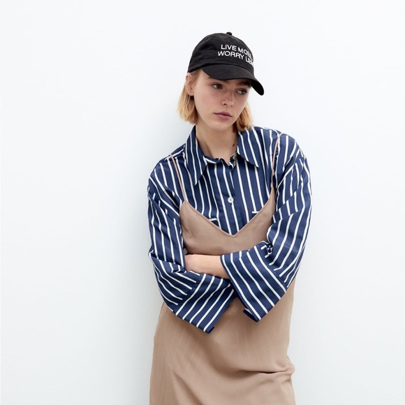 Zara Washed Text Cap - Picture 4 of 6